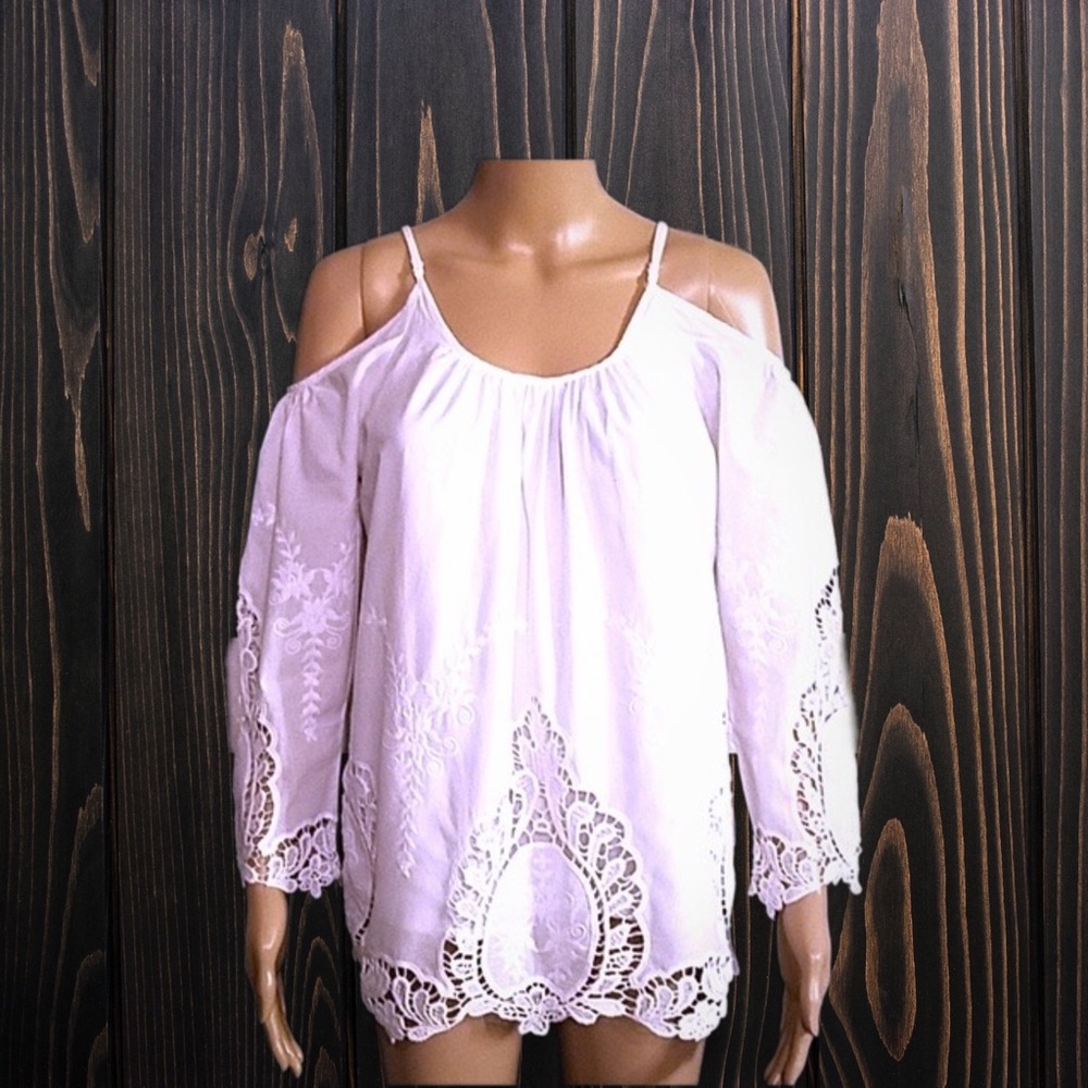 CYNTHIA ROWLEY Cold Shoulder Top